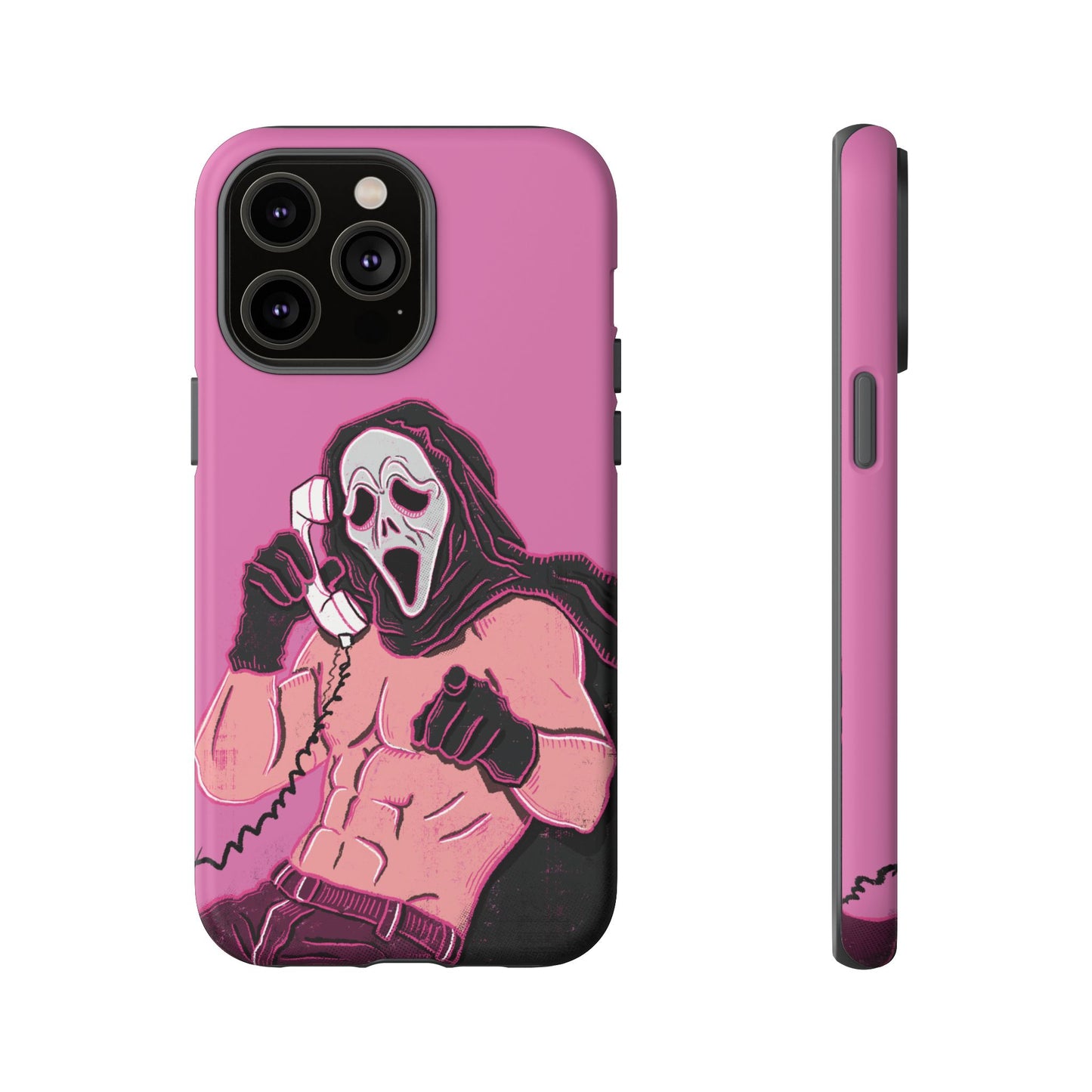 Sexy Ghostface – Phone Case — Scream Masked Muscle Caller Graphic Protective Case