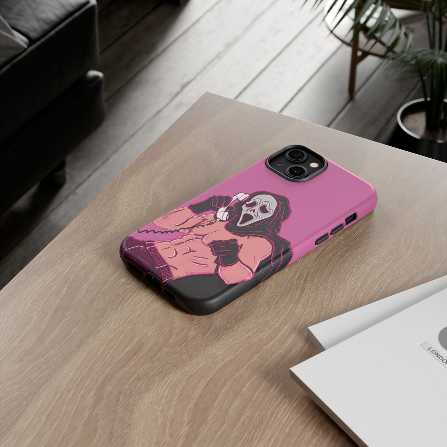 Sexy Ghostface – Phone Case — Scream Masked Muscle Caller Graphic Protective Case