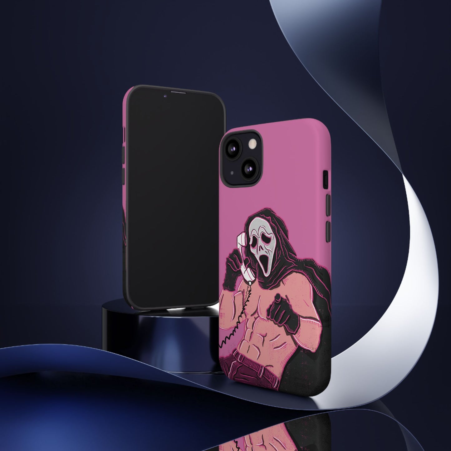 Sexy Ghostface – Phone Case — Scream Masked Muscle Caller Graphic Protective Case