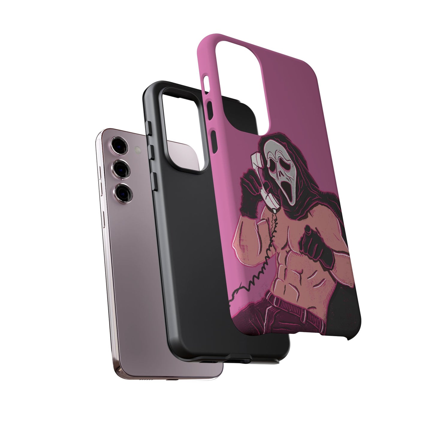 Sexy Ghostface – Phone Case — Scream Masked Muscle Caller Graphic Protective Case