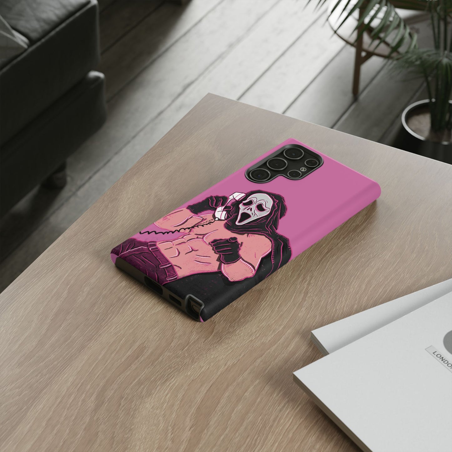 Sexy Ghostface – Phone Case — Scream Masked Muscle Caller Graphic Protective Case