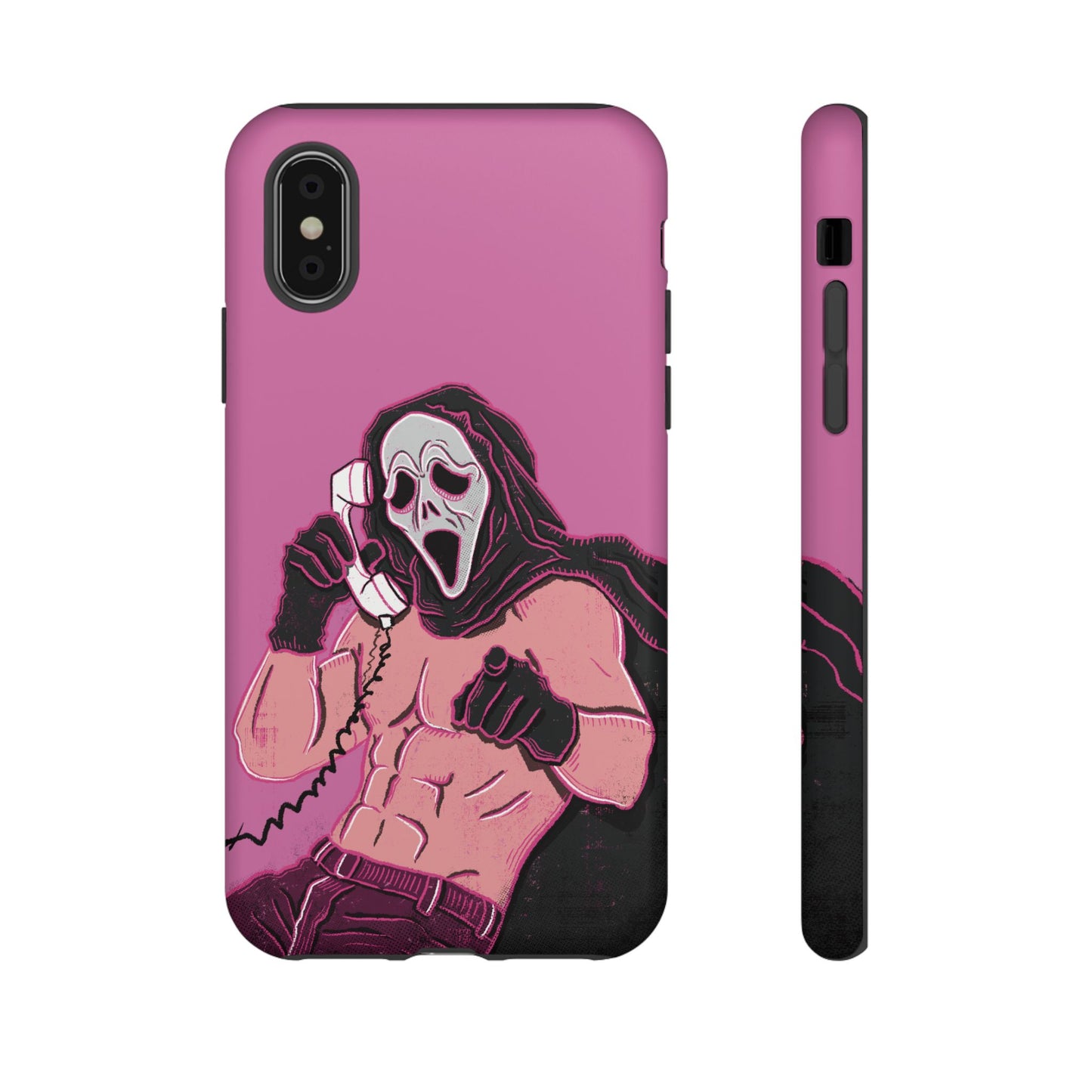 Sexy Ghostface – Phone Case — Scream Masked Muscle Caller Graphic Protective Case