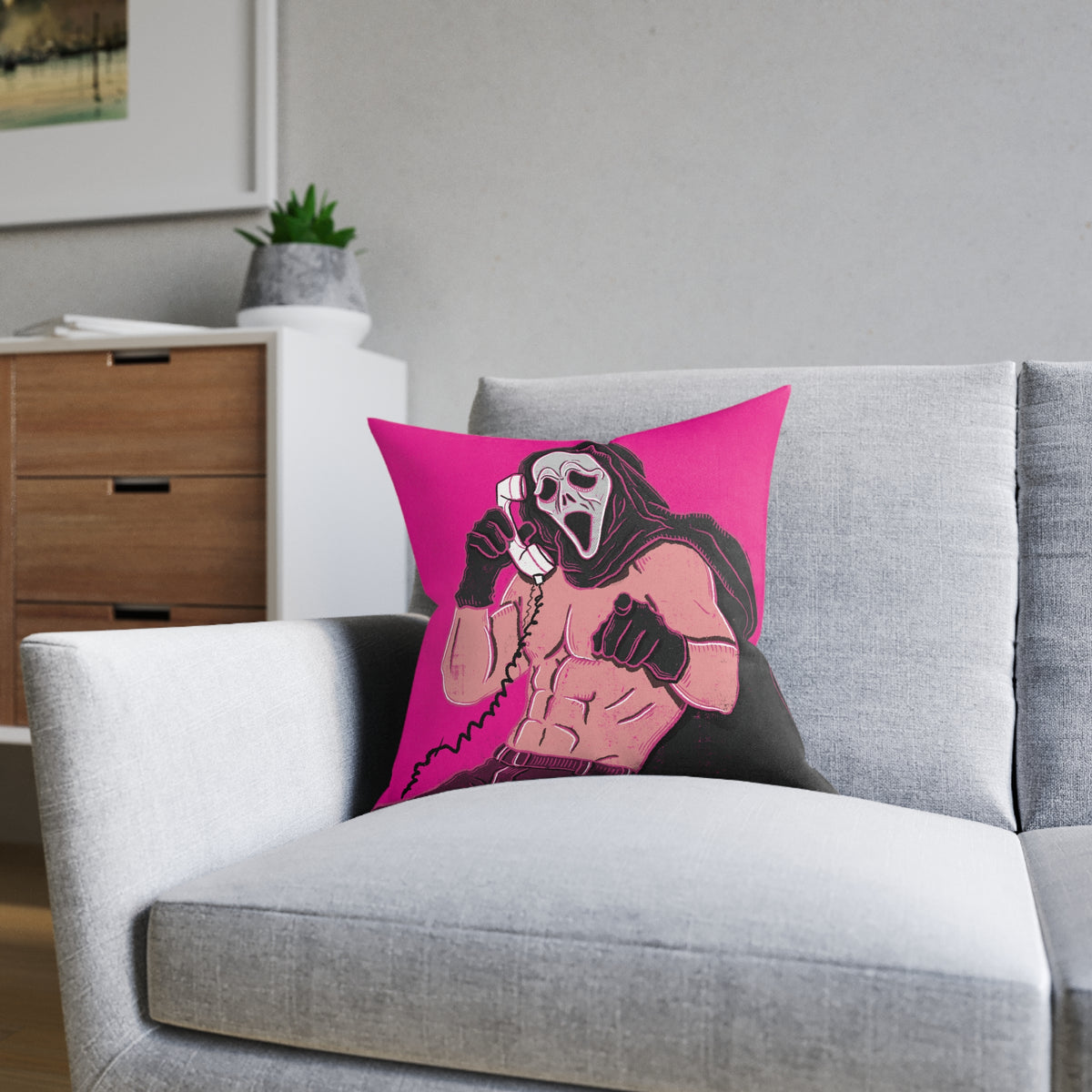 Sexy Ghostface Square Pillow