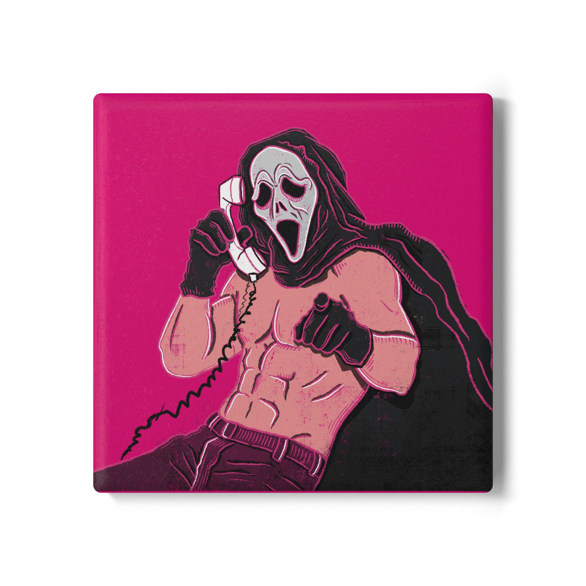 Sexy Ghostface Ceramic Coaster