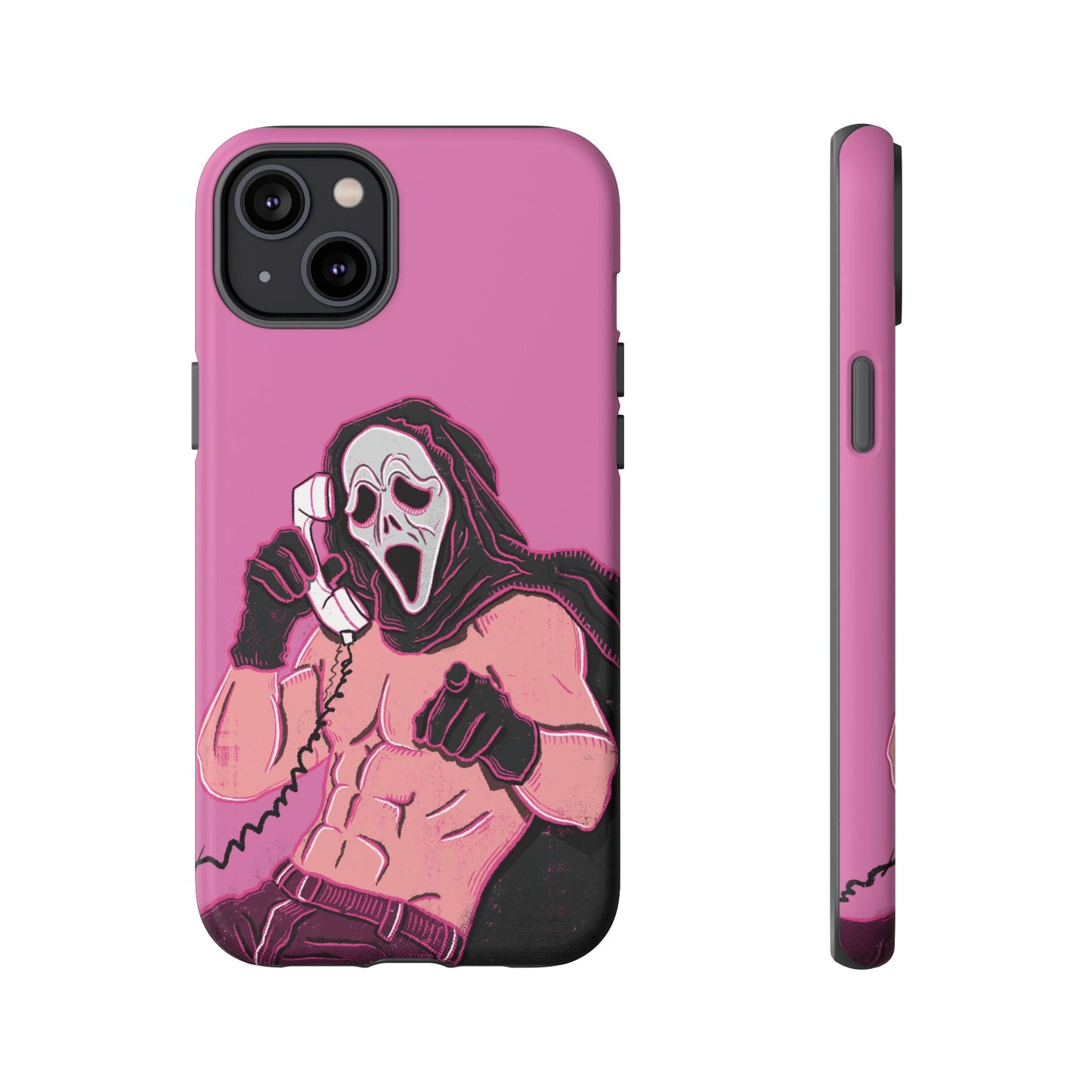 Sexy Ghostface – Phone Case — Scream Masked Muscle Caller Graphic Protective Case