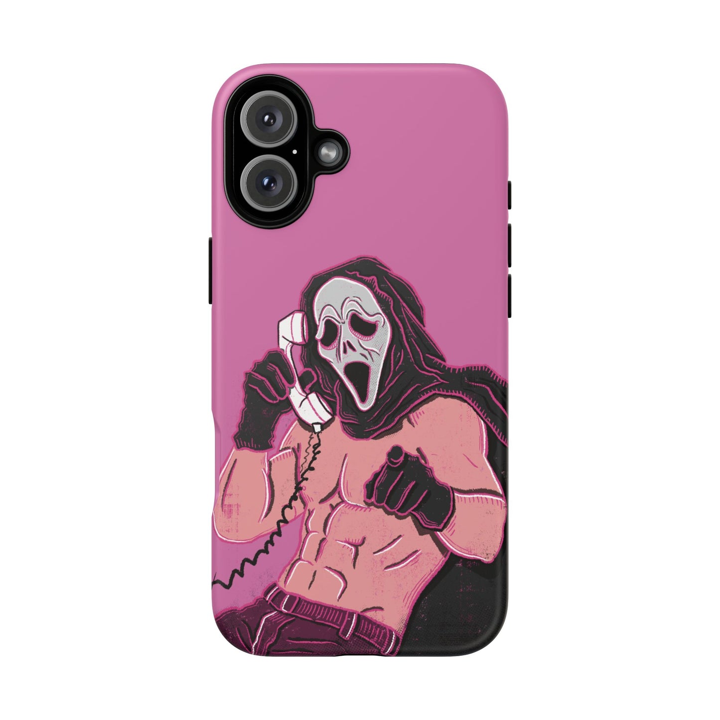 Sexy Ghostface – Phone Case — Scream Masked Muscle Caller Graphic Protective Case