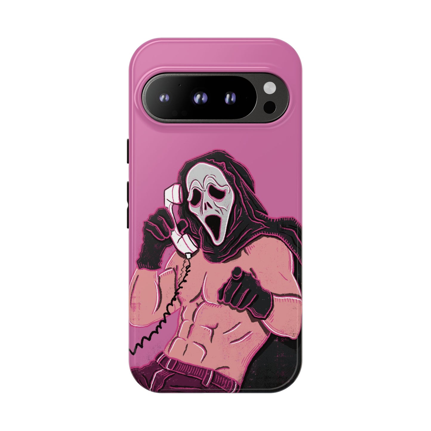 Sexy Ghostface – Phone Case — Scream Masked Muscle Caller Graphic Protective Case