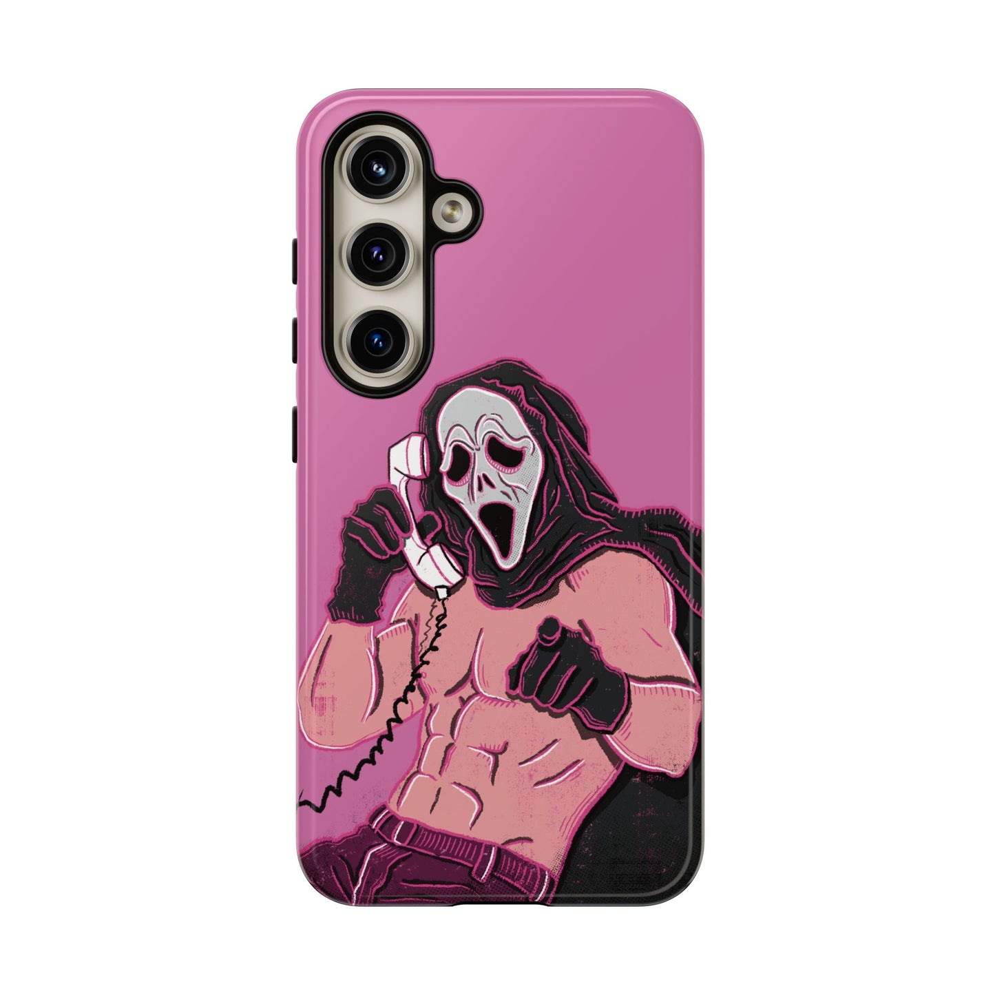 Sexy Ghostface – Phone Case — Scream Masked Muscle Caller Graphic Protective Case