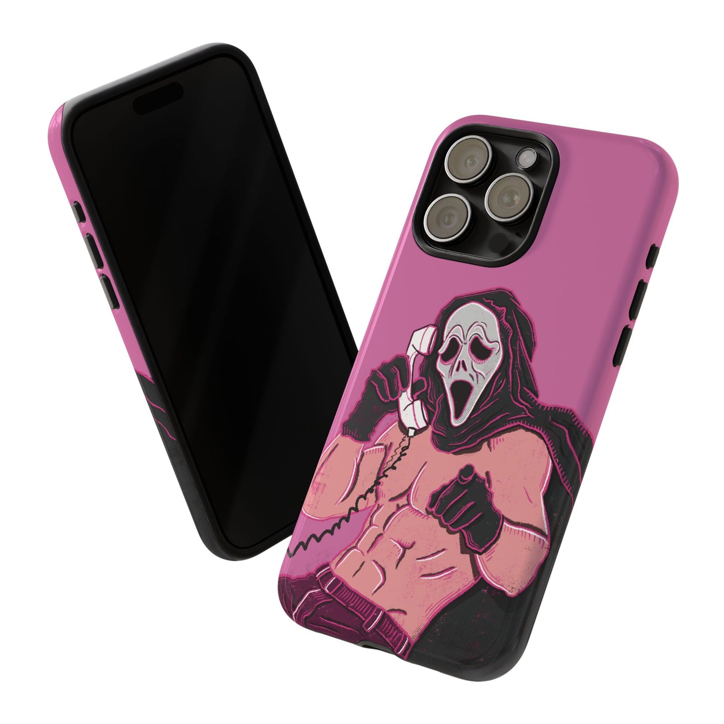 Sexy Ghostface – Phone Case — Scream Masked Muscle Caller Graphic Protective Case