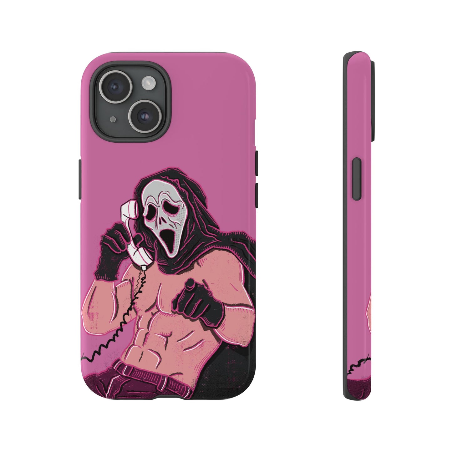 Sexy Ghostface – Phone Case — Scream Masked Muscle Caller Graphic Protective Case