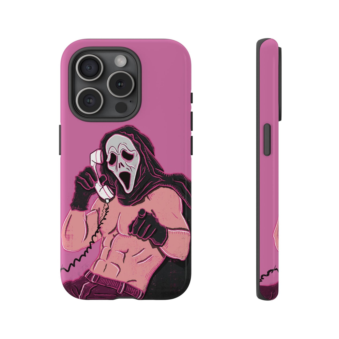 Sexy Ghostface – Phone Case — Scream Masked Muscle Caller Graphic Protective Case