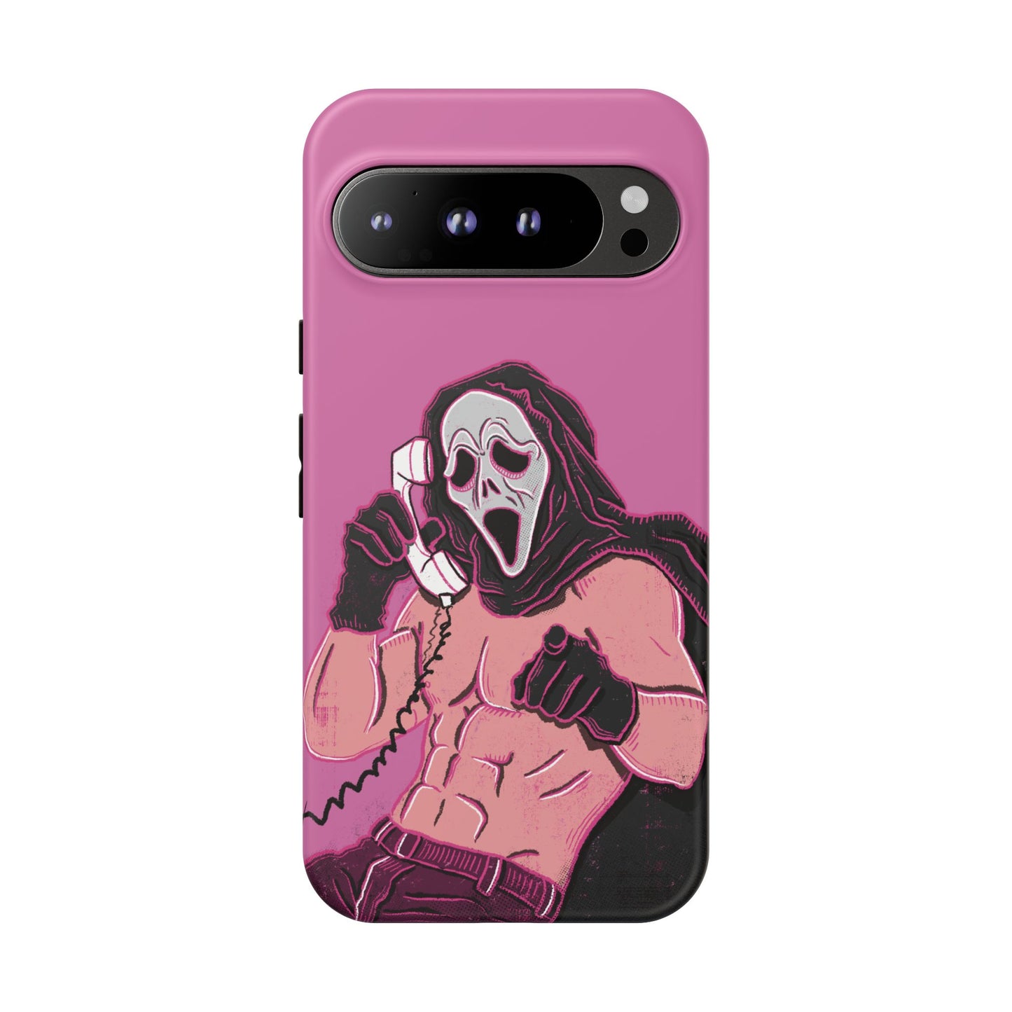 Sexy Ghostface – Phone Case — Scream Masked Muscle Caller Graphic Protective Case