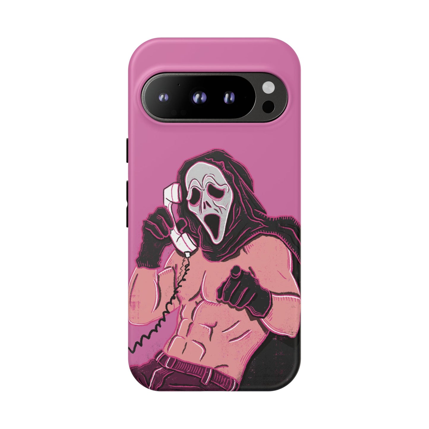 Sexy Ghostface – Phone Case — Scream Masked Muscle Caller Graphic Protective Case