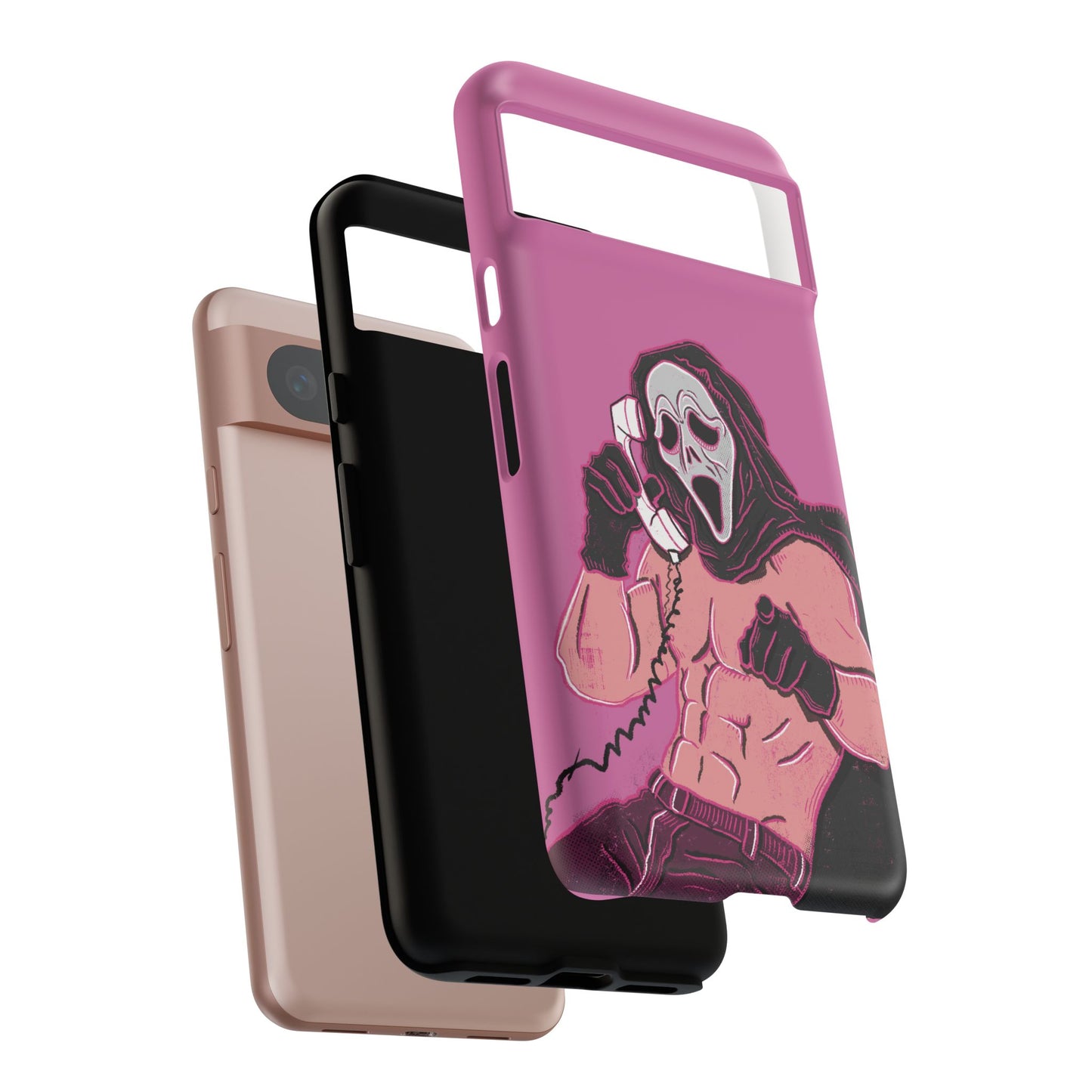 Sexy Ghostface – Phone Case — Scream Masked Muscle Caller Graphic Protective Case