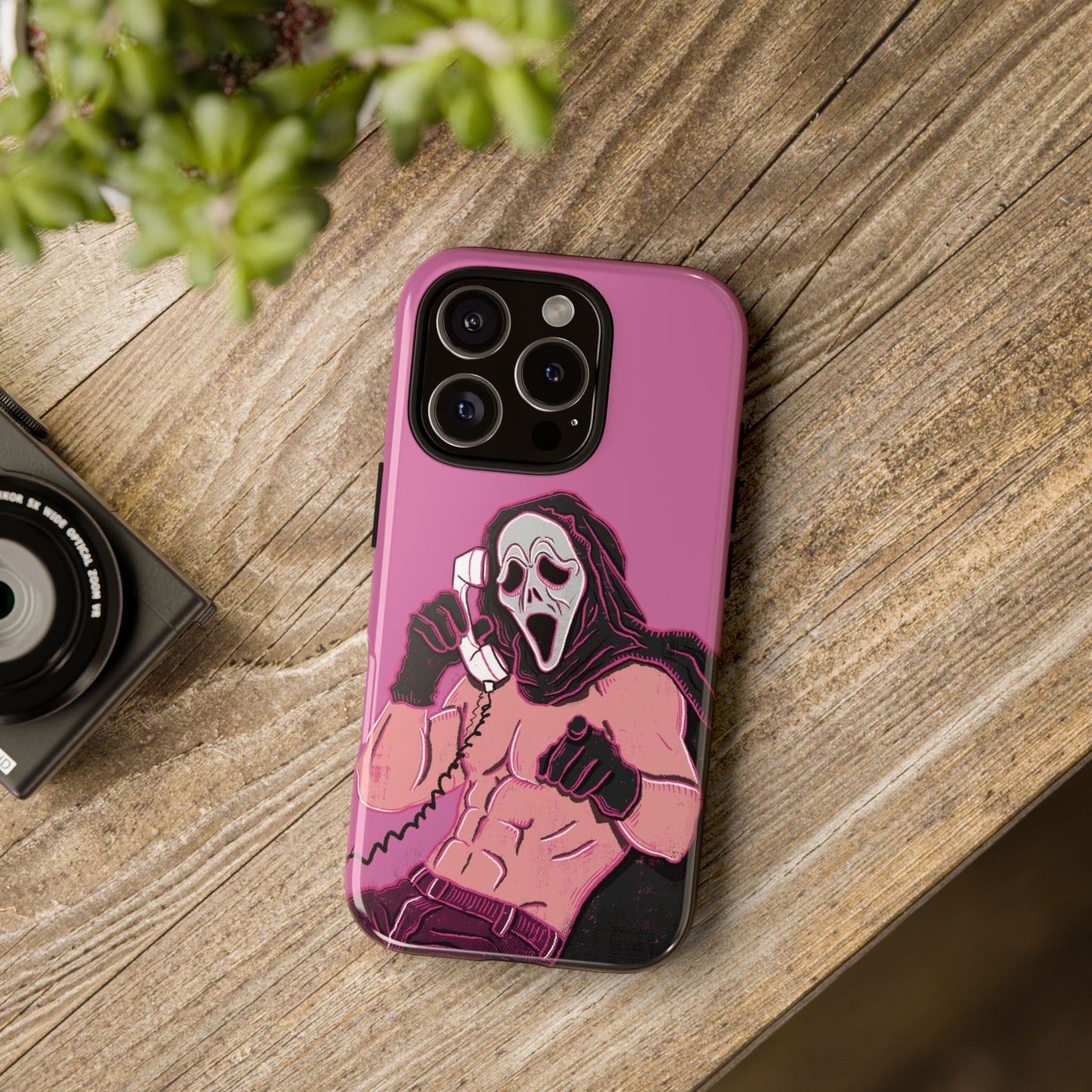 Sexy Ghostface – Phone Case — Scream Masked Muscle Caller Graphic Protective Case