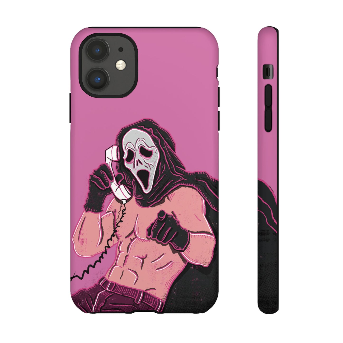 Sexy Ghostface – Phone Case — Scream Masked Muscle Caller Graphic Protective Case