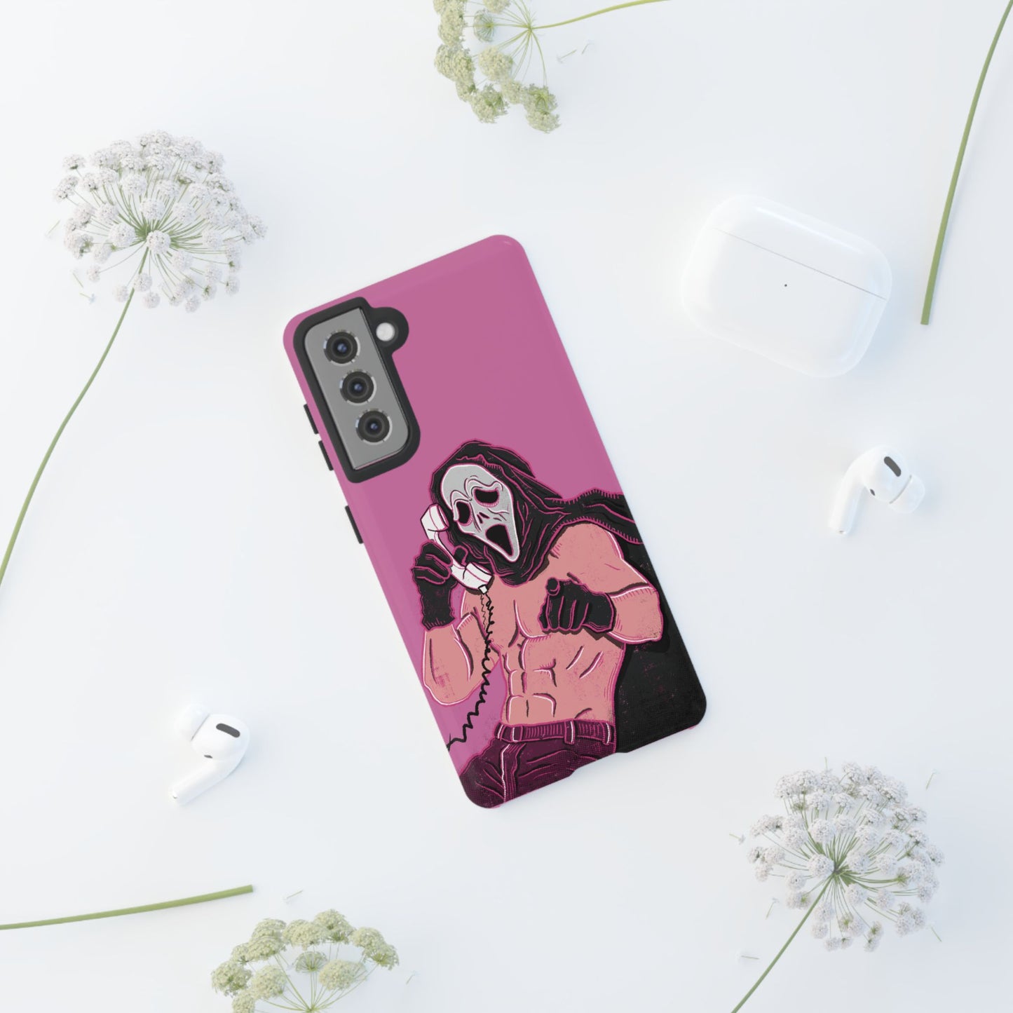 Sexy Ghostface – Phone Case — Scream Masked Muscle Caller Graphic Protective Case