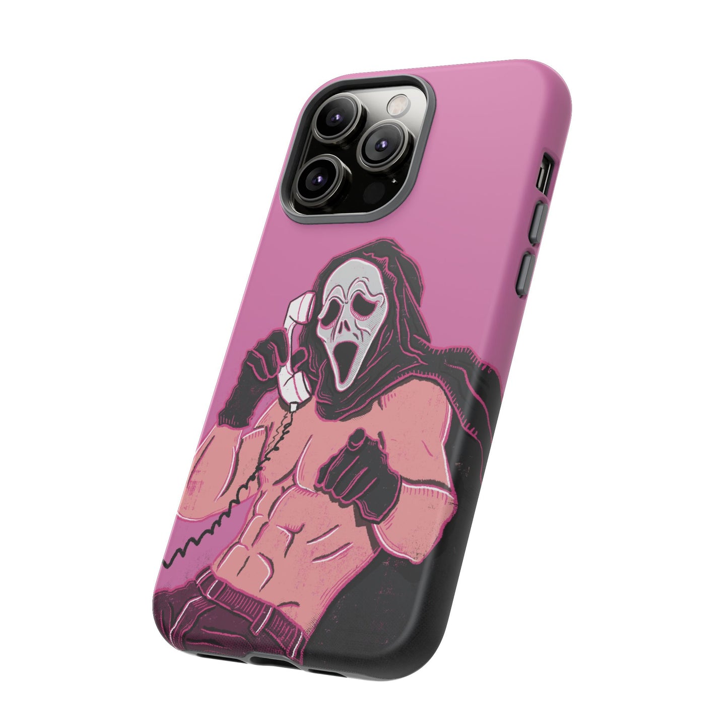 Sexy Ghostface – Phone Case — Scream Masked Muscle Caller Graphic Protective Case