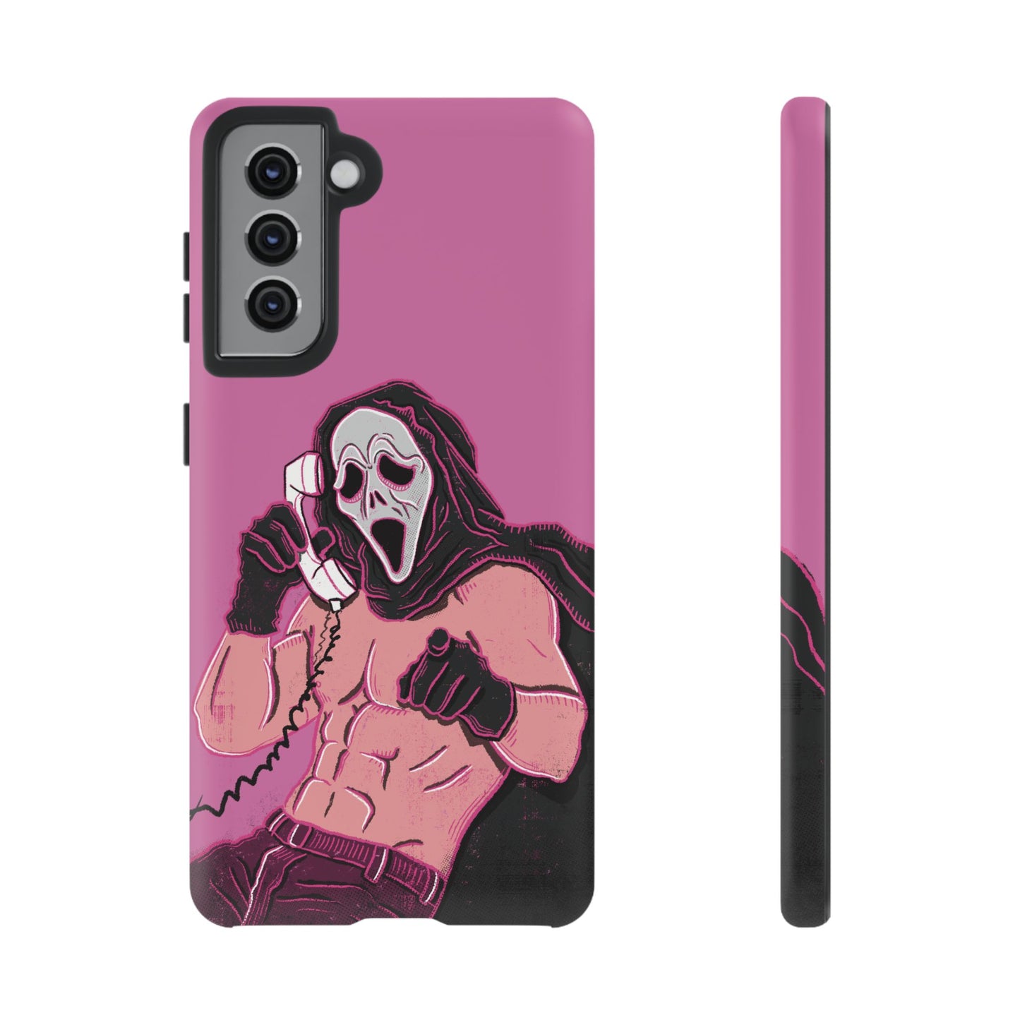 Sexy Ghostface – Phone Case — Scream Masked Muscle Caller Graphic Protective Case