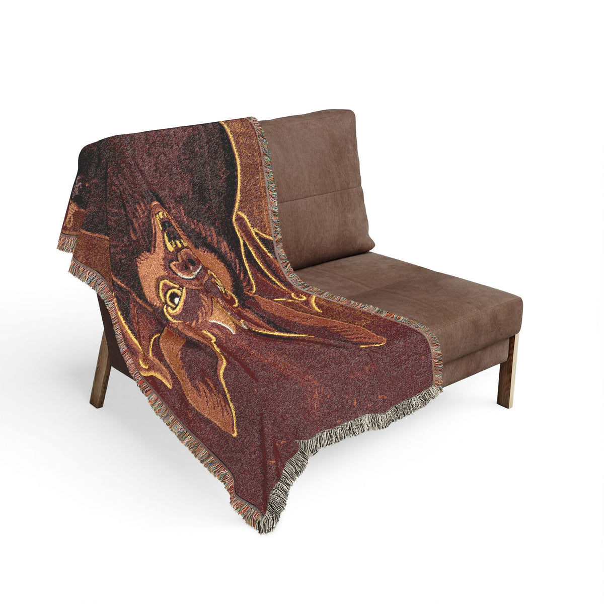Bat Woven Tapestry & Throw