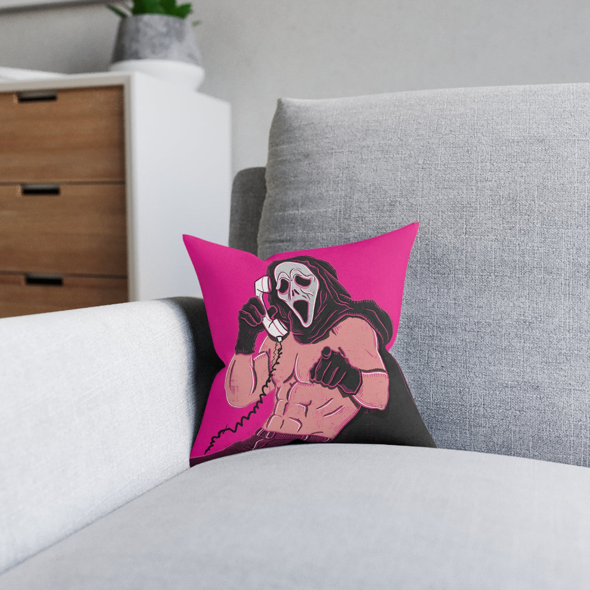 Sexy Ghostface Square Pillow