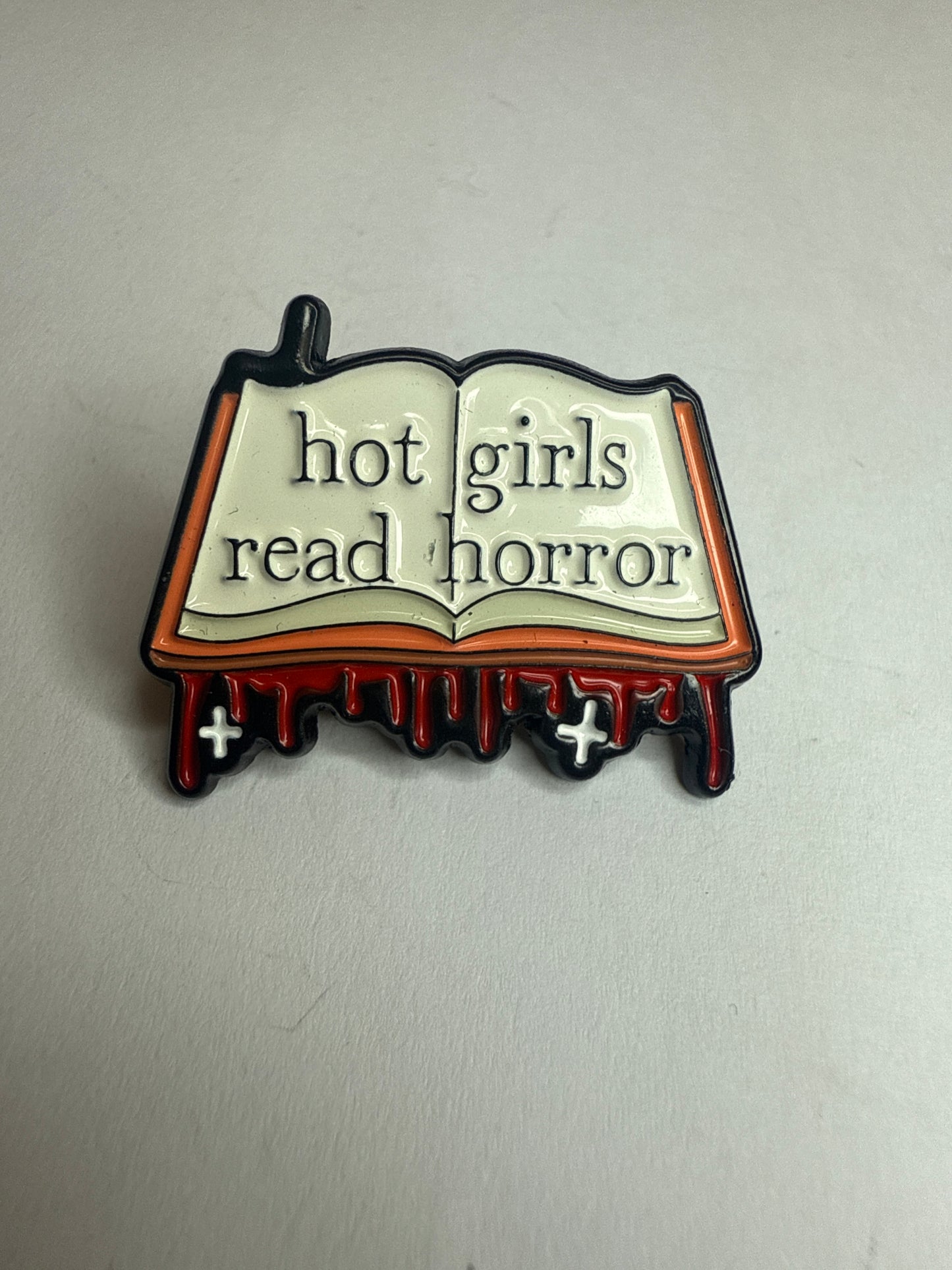 Hot girls read horror
