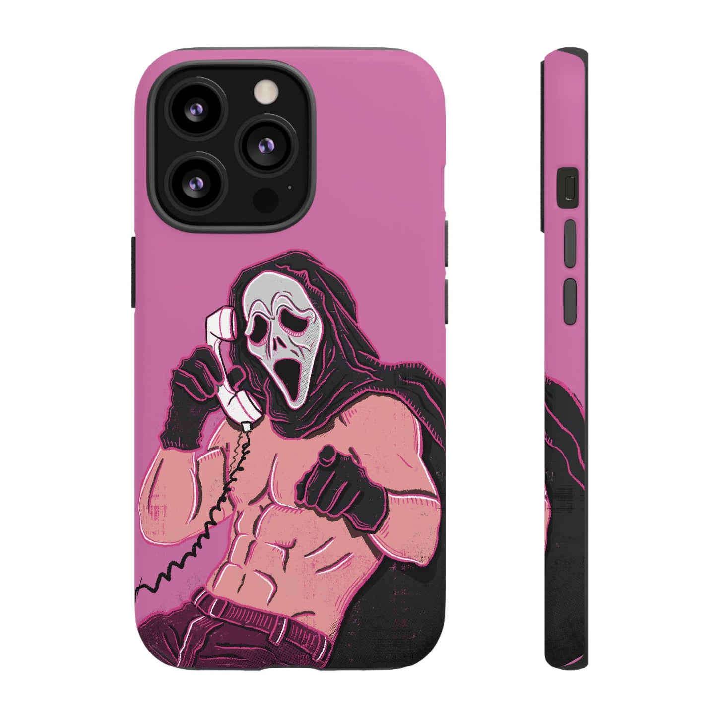 Sexy Ghostface – Phone Case — Scream Masked Muscle Caller Graphic Protective Case