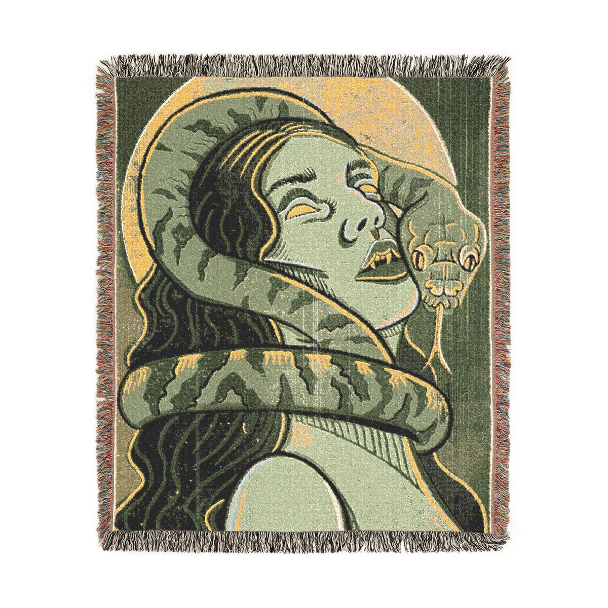 Serpent’s Kiss Woven Tapestry & Throw
