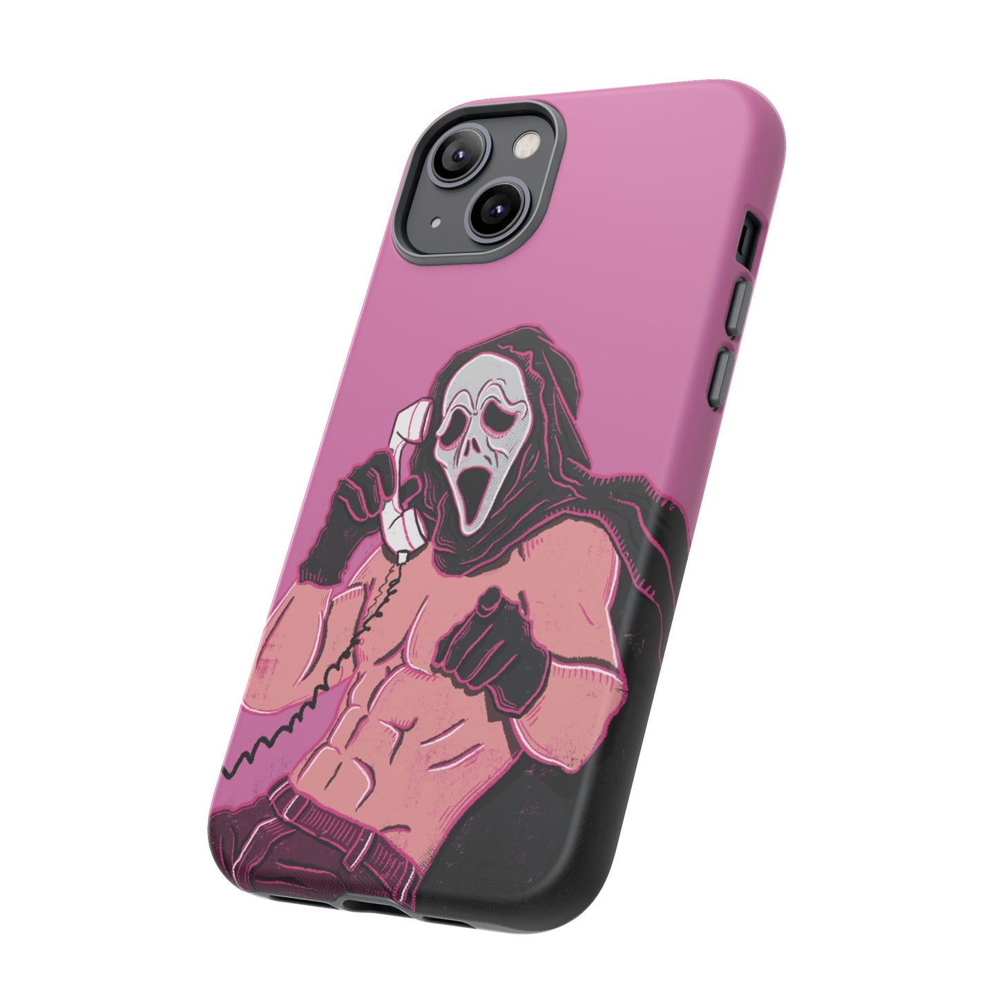 Sexy Ghostface – Phone Case — Scream Masked Muscle Caller Graphic Protective Case