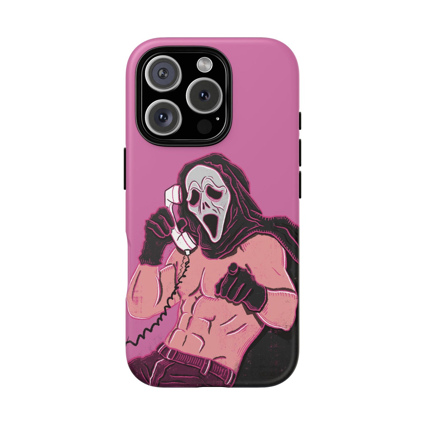 Sexy Ghostface – Phone Case — Scream Masked Muscle Caller Graphic Protective Case