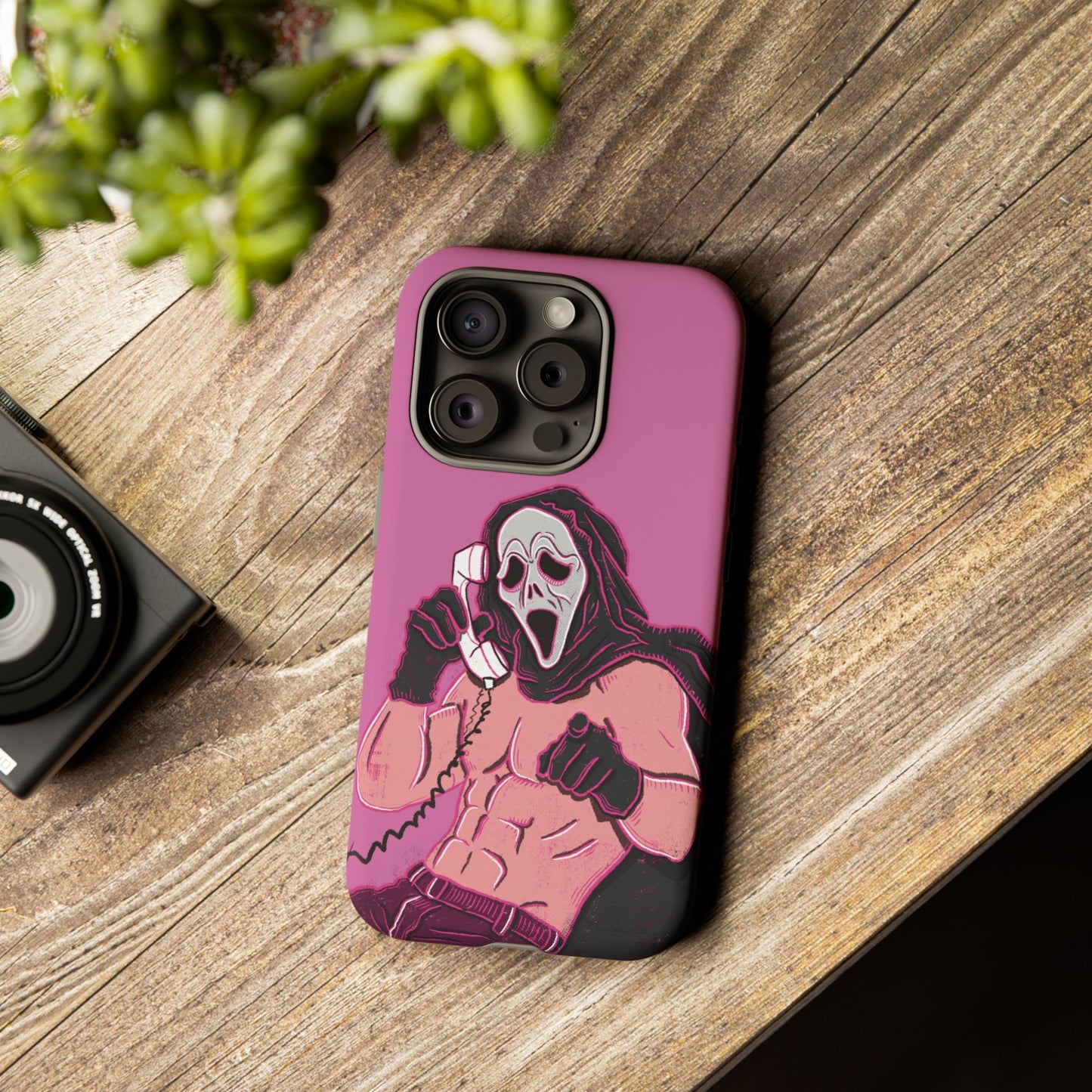 Sexy Ghostface – Phone Case — Scream Masked Muscle Caller Graphic Protective Case