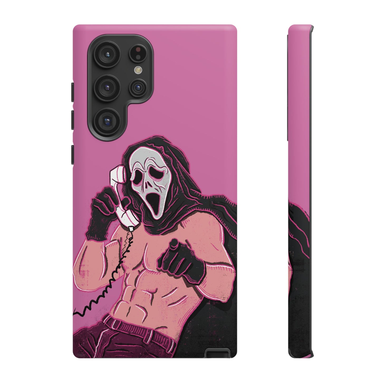 Sexy Ghostface – Phone Case — Scream Masked Muscle Caller Graphic Protective Case