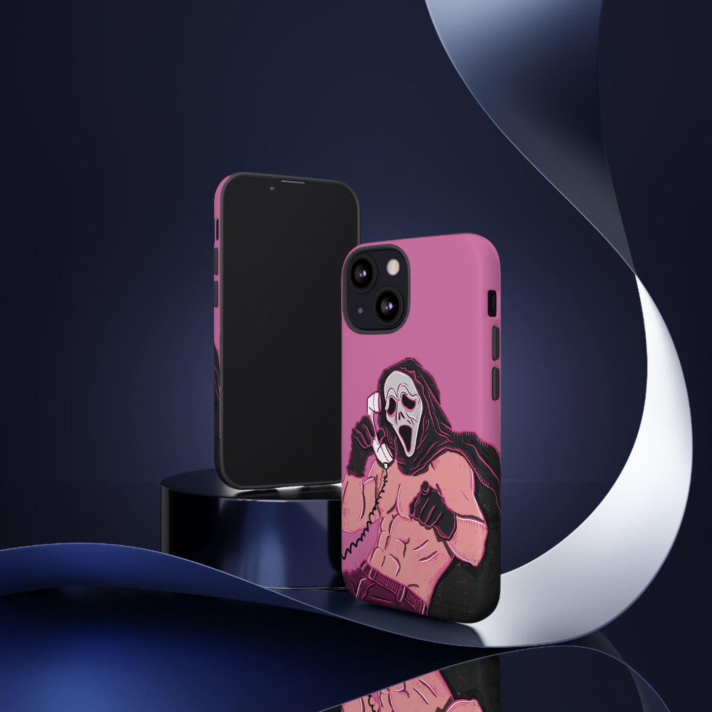 Sexy Ghostface – Phone Case — Scream Masked Muscle Caller Graphic Protective Case