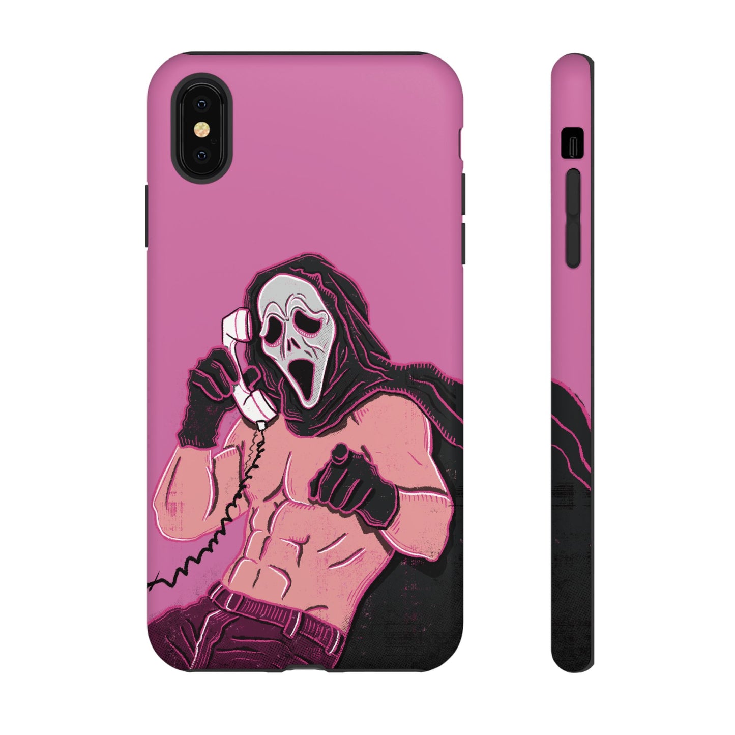 Sexy Ghostface – Phone Case — Scream Masked Muscle Caller Graphic Protective Case