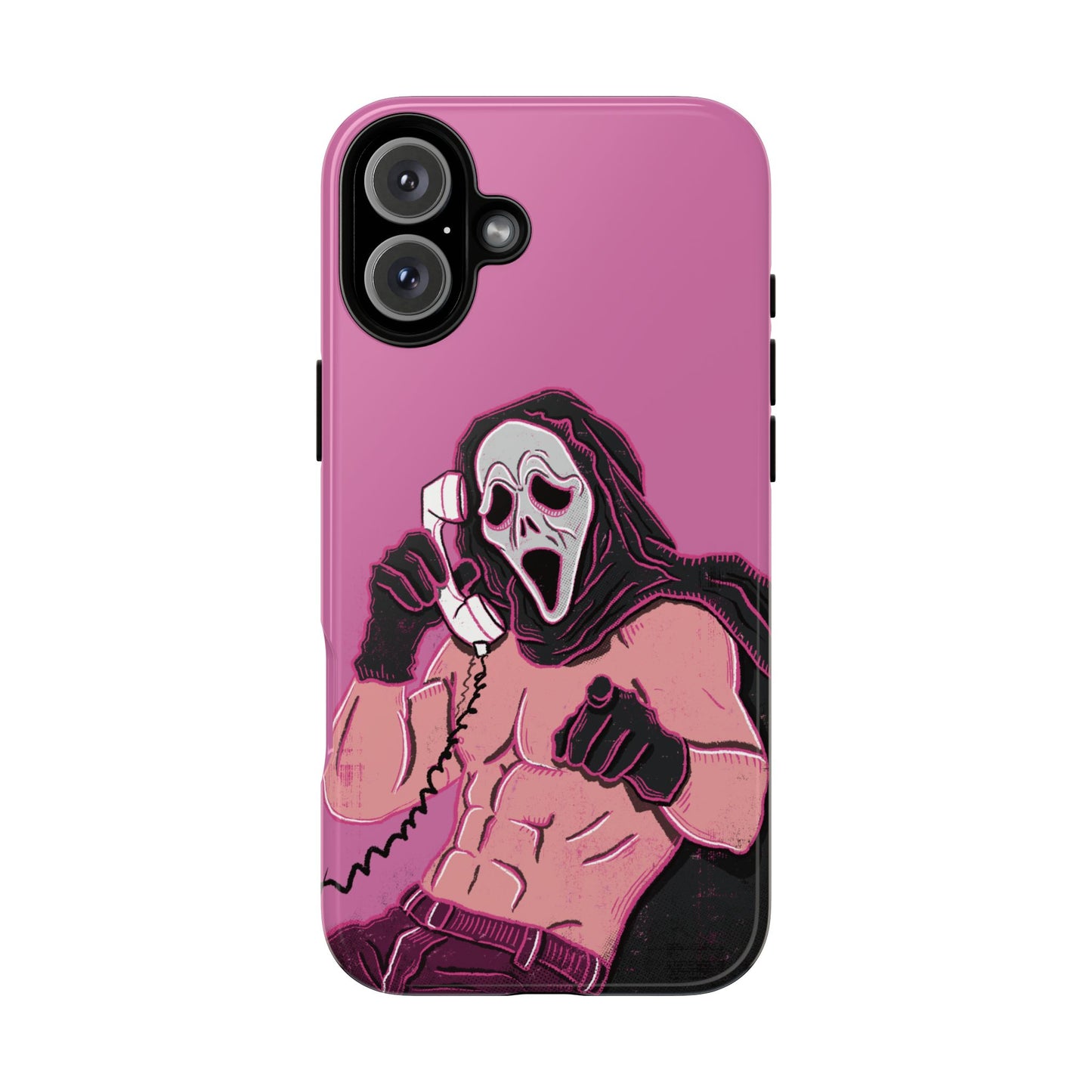 Sexy Ghostface – Phone Case — Scream Masked Muscle Caller Graphic Protective Case