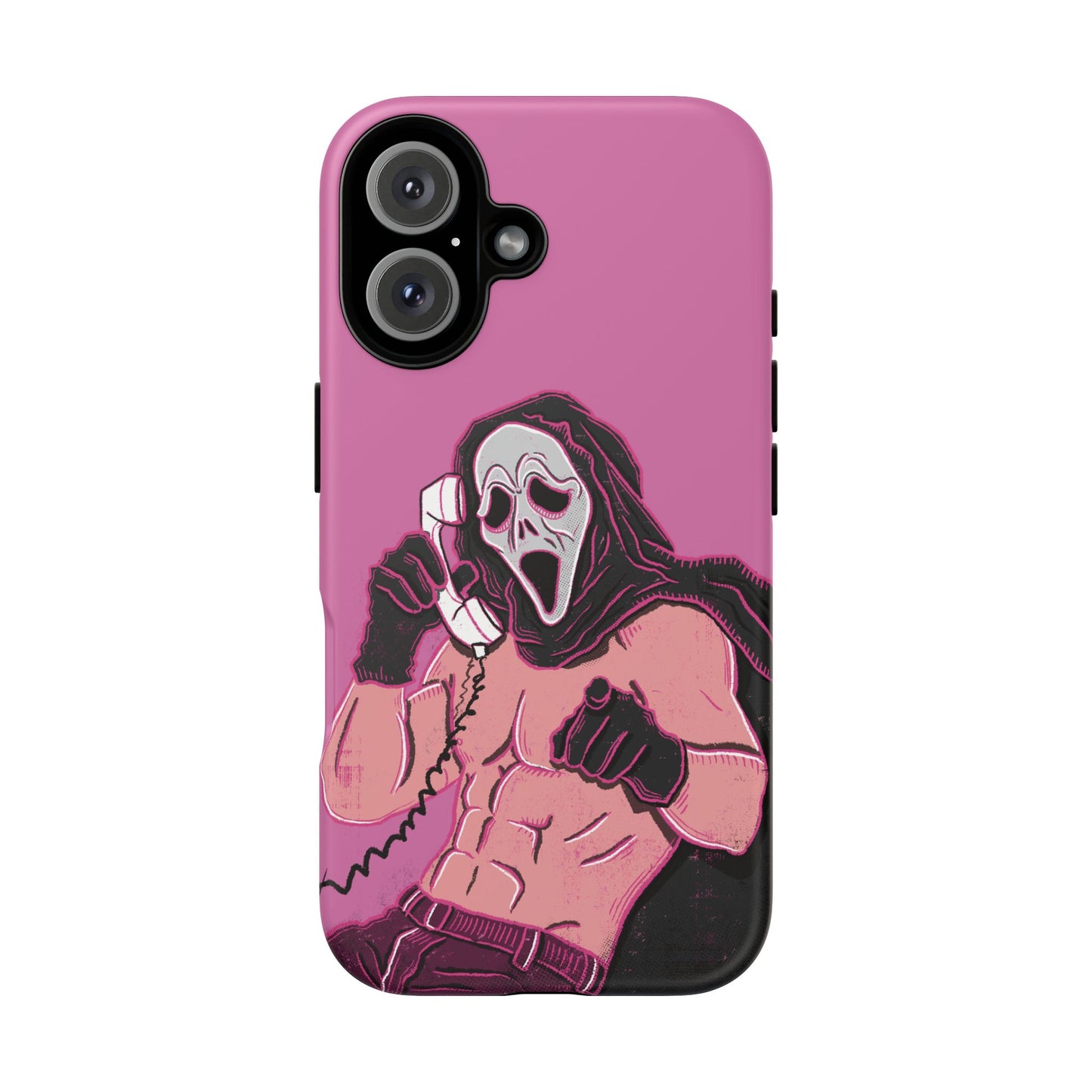 Sexy Ghostface – Phone Case — Scream Masked Muscle Caller Graphic Protective Case