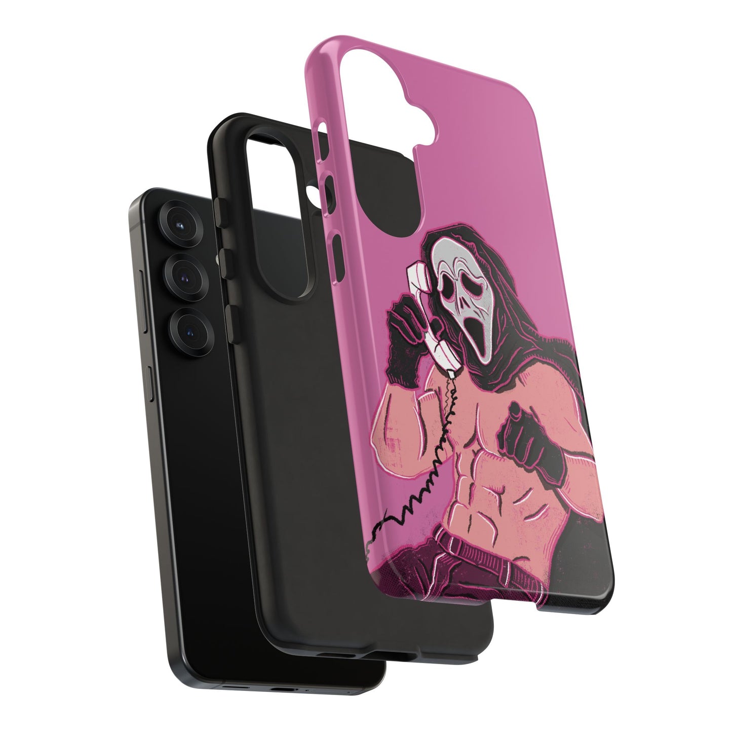Sexy Ghostface – Phone Case — Scream Masked Muscle Caller Graphic Protective Case