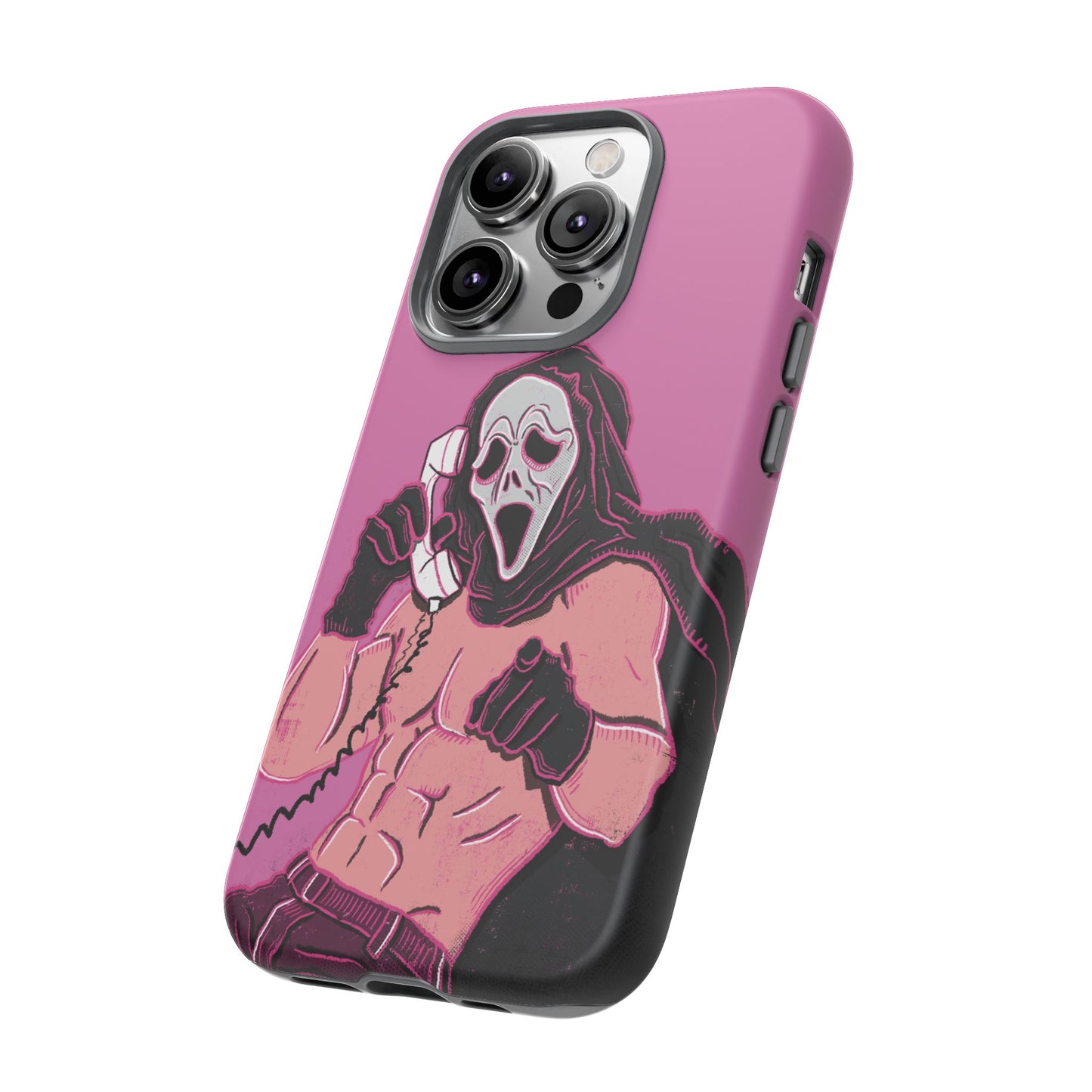 Sexy Ghostface – Phone Case — Scream Masked Muscle Caller Graphic Protective Case