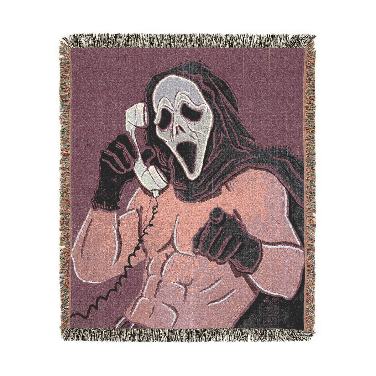 Sexy Ghostface Woven Tapestry & Throw