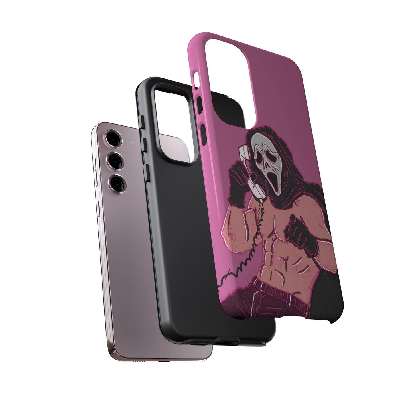 Sexy Ghostface – Phone Case — Scream Masked Muscle Caller Graphic Protective Case