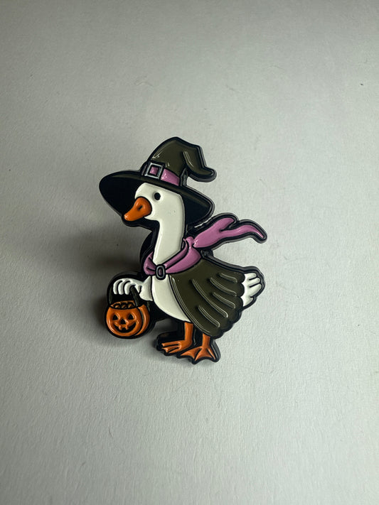 Halloween duck- witch