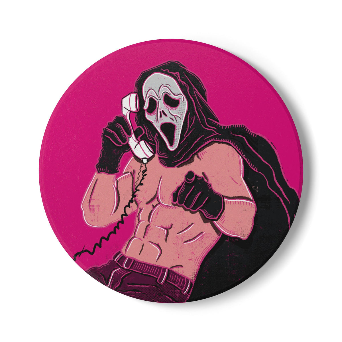 Sexy Ghostface Ceramic Coaster