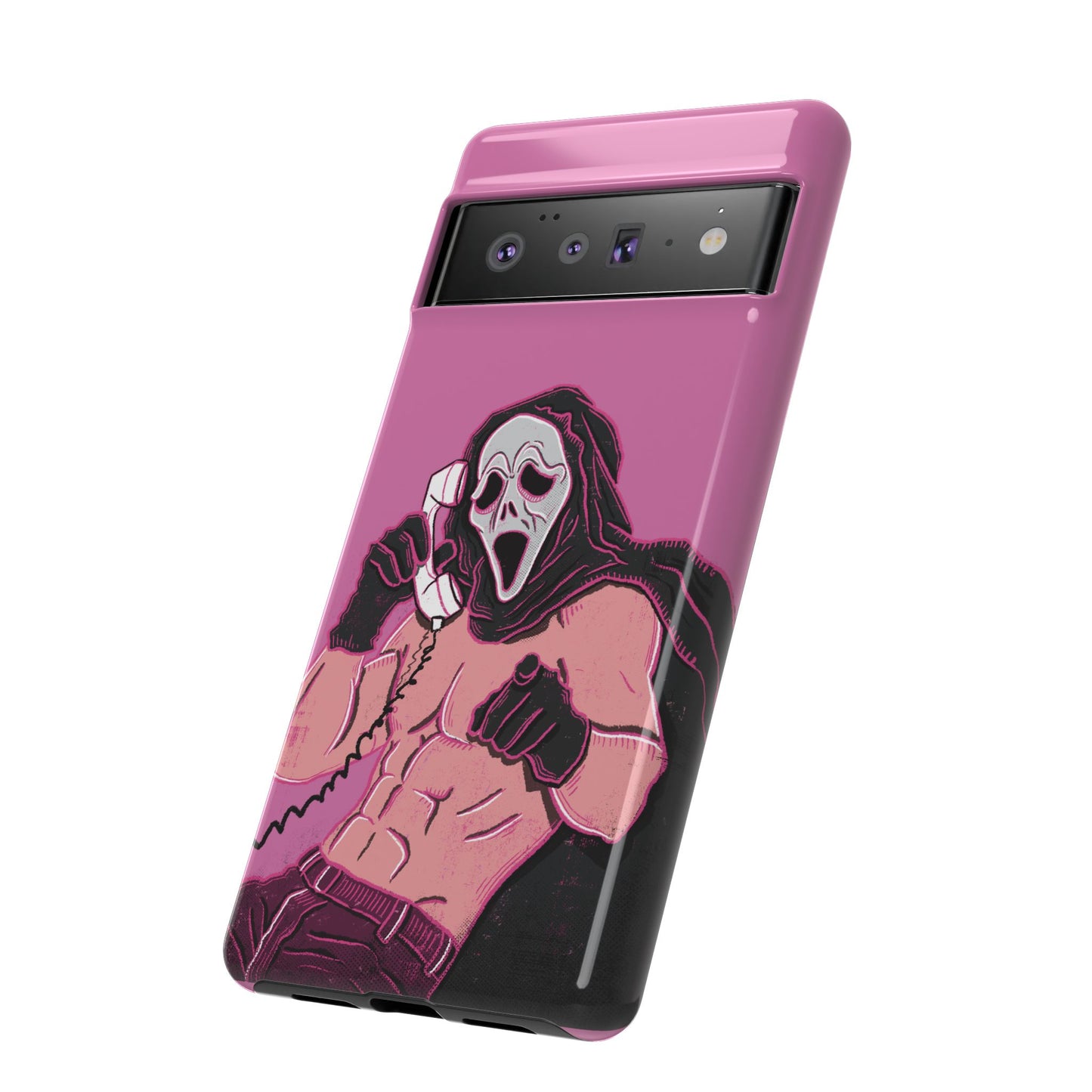 Sexy Ghostface – Phone Case — Scream Masked Muscle Caller Graphic Protective Case