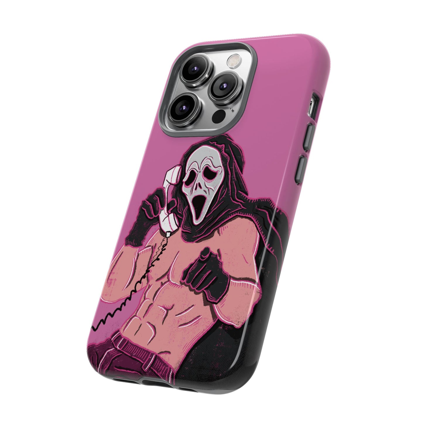Sexy Ghostface – Phone Case — Scream Masked Muscle Caller Graphic Protective Case