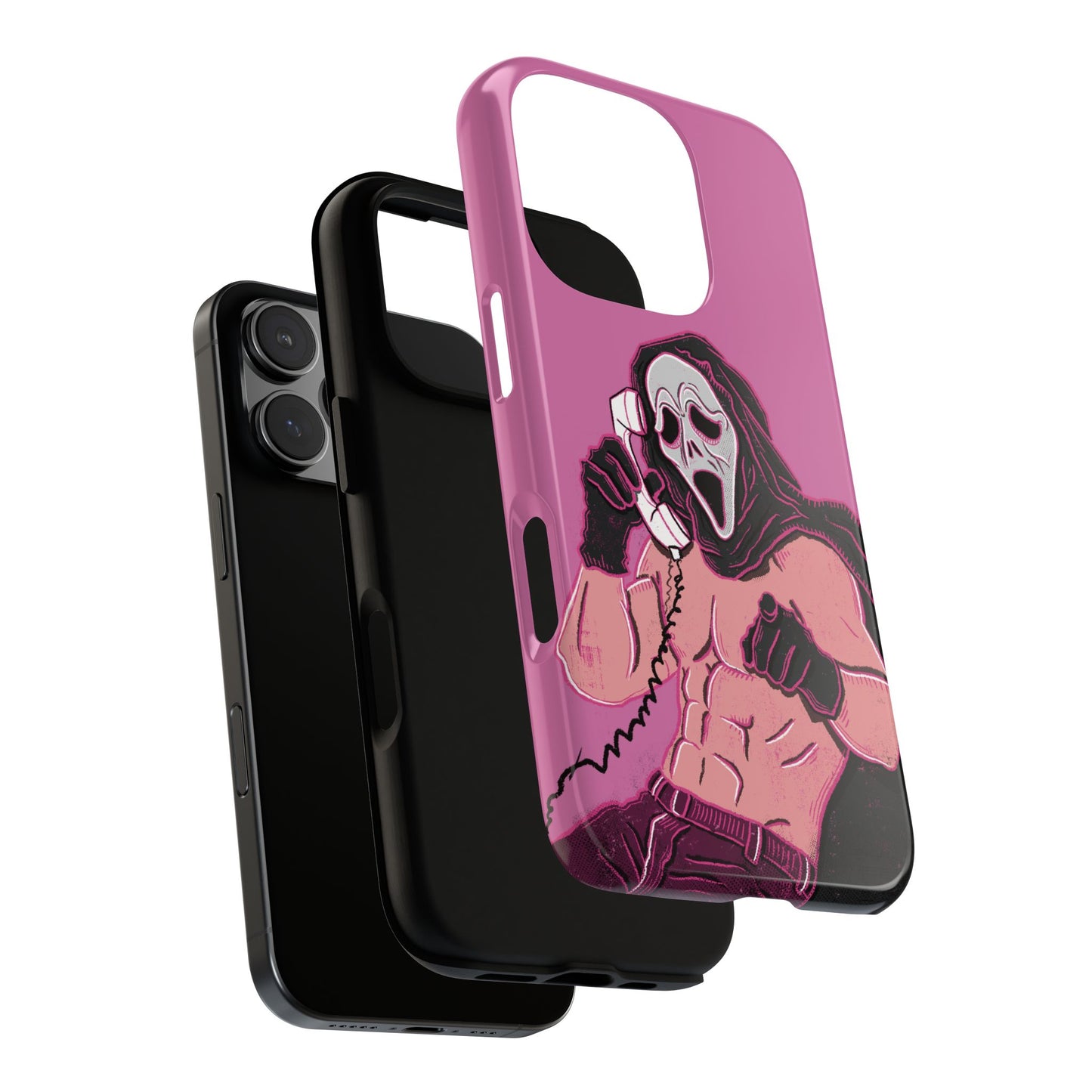 Sexy Ghostface – Phone Case — Scream Masked Muscle Caller Graphic Protective Case