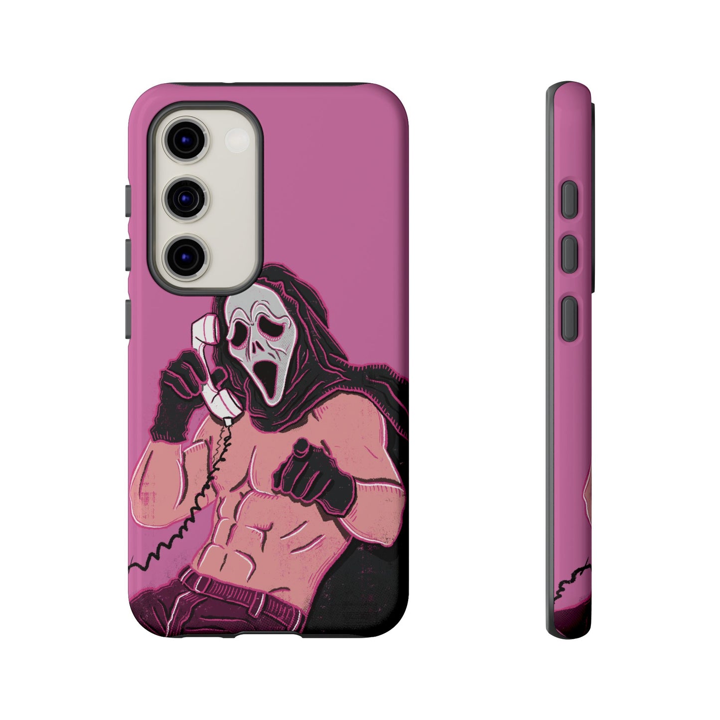 Sexy Ghostface – Phone Case — Scream Masked Muscle Caller Graphic Protective Case