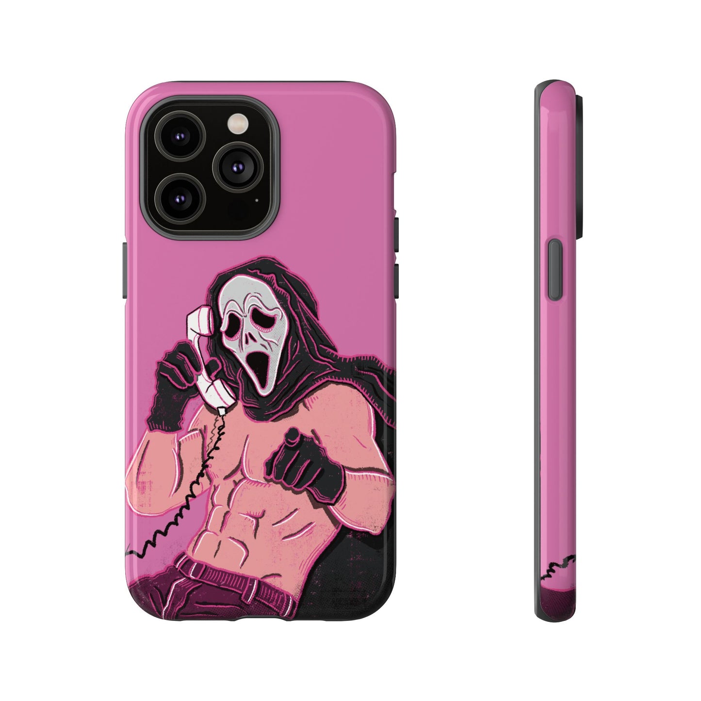 Sexy Ghostface – Phone Case — Scream Masked Muscle Caller Graphic Protective Case