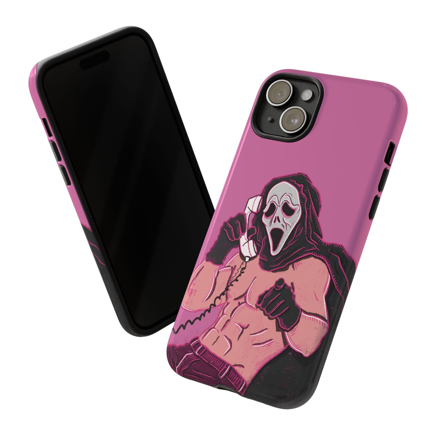 Sexy Ghostface – Phone Case — Scream Masked Muscle Caller Graphic Protective Case