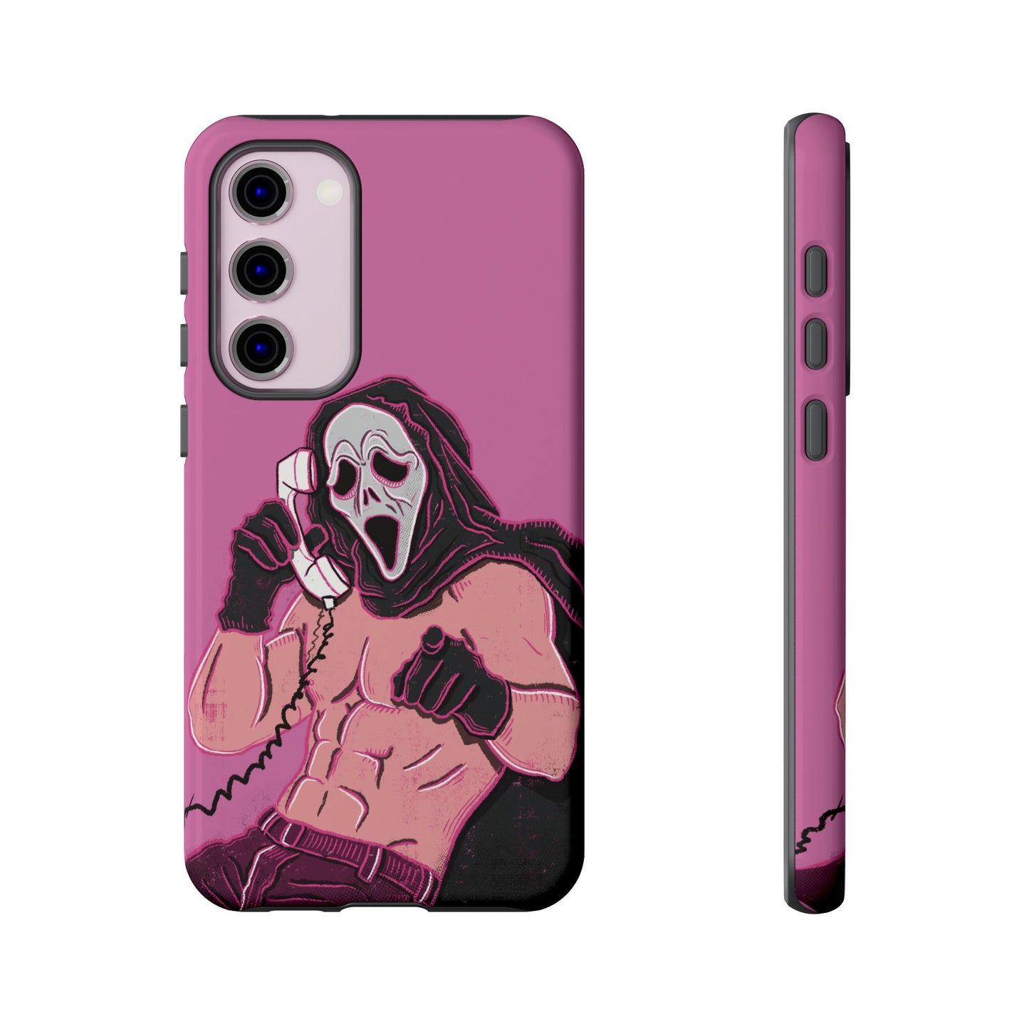 Sexy Ghostface – Phone Case — Scream Masked Muscle Caller Graphic Protective Case