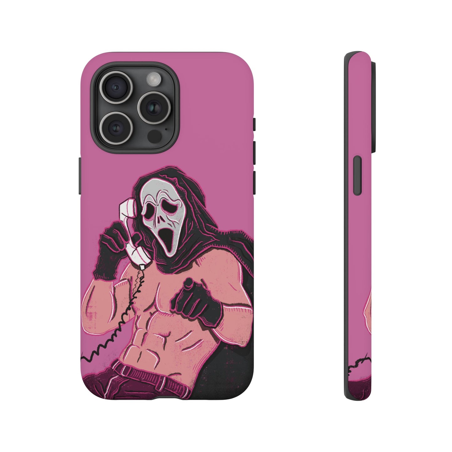 Sexy Ghostface – Phone Case — Scream Masked Muscle Caller Graphic Protective Case